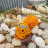 0.30 Carat (ctw) Sterling Silver Round Diamond Ladies Promise Ring Marquise Shape